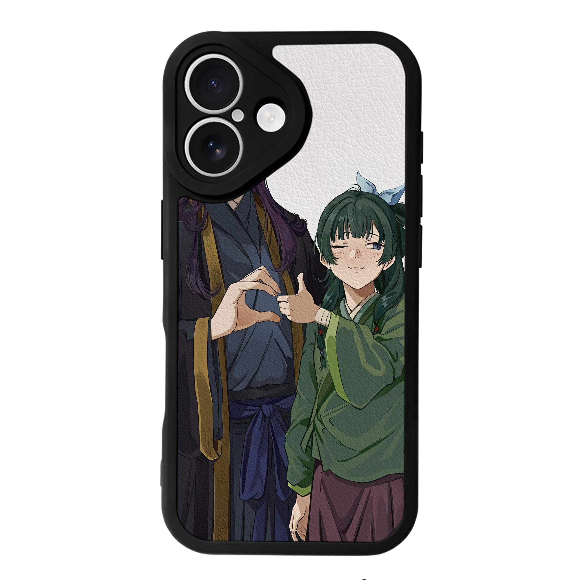 （画像用） 薬屋のひとりごと The Apothecary Diaries 【iPhone 16シリーズ対応】シリコンスマホケース（レザー調） 材質：シリコン